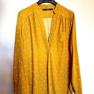 Mod Cloth Racoon Blouse XL